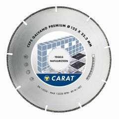 Carat CEPS125300 Diamantzaagblad GALVANO PREMIUM 125x22.2MM, TYPE CEPS