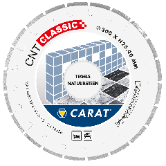 Carat CNTC300400 Diamantzaagblad NATUURSTEEN CNT CLASSIC 300x25,4MM