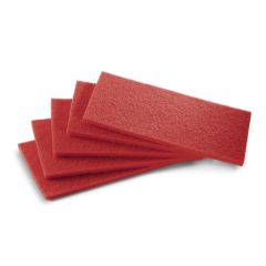 Kärcher Professional 6.371-000.0 Pad, middelzacht, rood, 650 mm