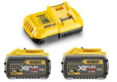 DeWalt Accessoires DCB118X2-QW FlexVolt Starter Kit - 2 x FlexVolt accu 54V 9,0Ah Li-Ion + DCB118 Snellader