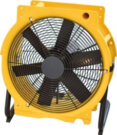 Dryfast DFV4500 Axiaal ventilator, 3 snelheden, geel