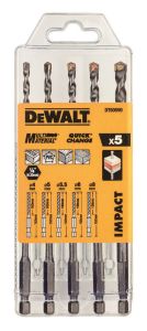 DeWalt Accessoires DT60099-QZ 5-delige Multi-materiaalborenset