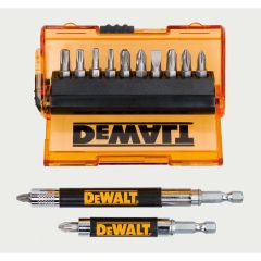 DeWalt Accessoires DT71502-QZ 14-delige bitset met Compacte schroefgeleider