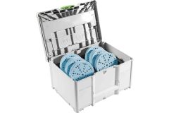 Festool Accessoires 578192 Schuurmateriaal-Systainer³ SYS-STF D150 GR-Set Granat