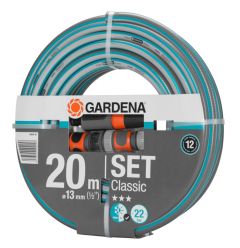 Gardena 18008-20 Tuinslang Classic 1/2 20mtr + aansluitstukken