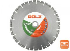Gölz GN30300 GN30 Diamantzaagblad Silent Graniet Hardsteen 300 x 25.4 mm