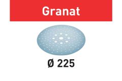 205665 Schuurschijven Granat STF D225/128 P80 GR/5