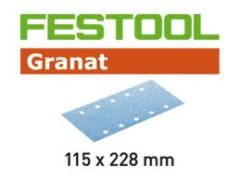 Festool Accessoires 498950 Schuurstroken Granat STF 115x228/10 P220 GR/100