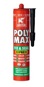 Griffon 6150454 PolyMax Fix & Seal Express zwart 425g