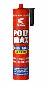 Griffon 6311639 PolyMax High Tack Express zwart 435g