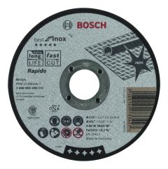 Bosch Blauw Accessoires 2608603490 Doorslijpschijf recht Best for Inox - Rapido A 60 W INOX BF, 115 mm, 1 mm