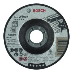 Bosch Blauw Accessoires 2608603491 Doorslijpschijf gebogen Best for Inox - Rapido A 60 W INOX BF, 115 mm, 1 mm