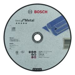Bosch Blauw Accessoires 2608603530 Doorslijpschijf recht Best for Metal A 30 V BF, 230 mm, 2,5 mm