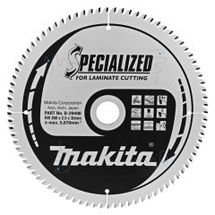 Makita Accessoires B-29496 Afkortzaagblad Laminaat Specialized 260x30x2,5mm 84T 5g