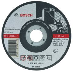 Bosch Blauw Accessoires 2608602220 Doorslijpschijf recht Best for Inox - Rapido Long Life AS 60 V BF 41 115 mm, 22,23 mm, 1 mm