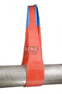 Rema 1211261 S1-PE-10M polyester hijsband met versterkte lussen 10.0 mtr 10000 kg