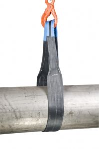 Rema 1211141 S1-PE-10M polyester hijsband met versterkte lussen 10.0 mtr 4000 kg