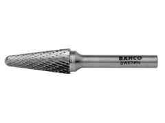 Bahco L1020F06 Hardmetalen stiftfrezen met conische kop en afgeronde neus
