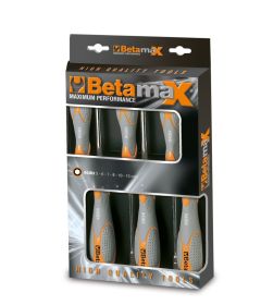 Beta 009430026 943BX/D6 6-delige set dopschroevendraaiers met twee-componenten handgreep, lange uitvoering (art. 943BX)