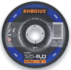 Rhodius 200013 KSM afbraamschijf Metaal 115 x 6,0 x 22,23 mm