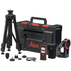 Leica 950879 Disto D5 SET Laserafstandmeter met Bluetooth voor binnen en buiten + Statief in Metabox 165L