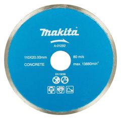 Makita Accessoires A-01292 Diamantschijf 110x20x1,8mm