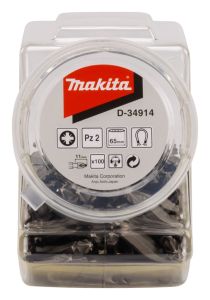 Makita Accessoires D-34914 Schroefbit dubbel PZ2x65 mm Per 100 stuks