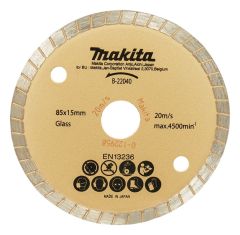 Makita Accessoires B-22040 Diamantzaagblad 85 mm Uni voor droog gebruik
