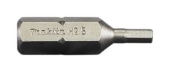 Makita Accessoires B-23684 Schroefbit Inbus H2,5 x 25 mm Per 3 Stuks