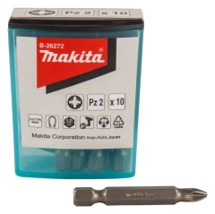 Makita Accessoires B-26272 Schroefbit PZ2x50mm 10 stuks