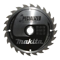 Makita Accessoires B-32904 Cirkelblad hout - Specialized 165x20x1,5 24T 20g