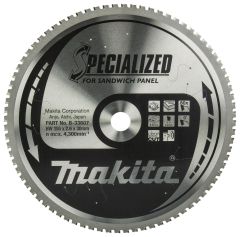 Makita Accessoires B-33607 Cirkelzaagblad Specialized Sandwichpaneel SMTCG 355 x 30 x 2,6 mm T80