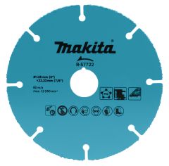 Makita Accessoires B-57722 Hardmetalen doorslijpschijf 125 mm asgat 22,2 voor gipsplaat en kunststof