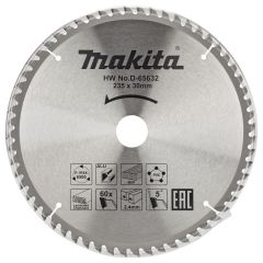 Makita Accessoires D-65632 Cirkelzaagblad TCG 235 x 30 x 2,4 mm T60