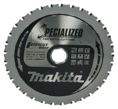 Makita Accessoires B-69288 Cirkelzaagblad voor Metaal Efficut 150 x 20 x 1,1 33T