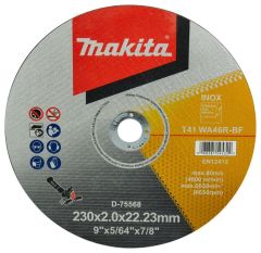 Makita Accessoires D-75568 Doorslijpschijf RVS 230 x 22,23 x 2 mm