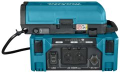Makita Accessoires BAC01PDC01NL Mobiele Stroomvoorziening 1,4kW + PDC01 Ruggedragen Accustation excl. accu's en lader