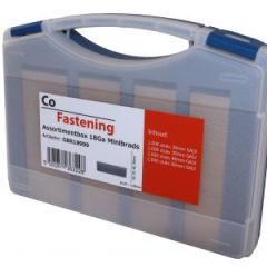 Co-Fastening GBR18999 Assortiment box Minibrads 18Ga gegalvaniseerd - 30/35/40/50 mm