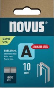 Novus 042-0779 Niet met fijne draad A 53/10 mm V2A RVS (800 stuks)
