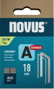 Novus 042-0782 Niet met fijne draad A 53/18 mm Superhard (800 stuks)