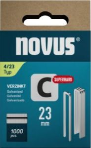 Novus 042-0803 Niet met smalle rug C 4/23mm Superhard (1.000 stuks)