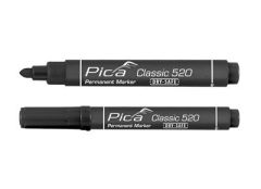 PI52046 Pica 520/46 Permanent Marker 1-4mm rond zwart,10st