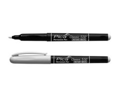 Pica PI53252 Pica 532/52 Permanent Pen 1-2mm rond wit,10st
