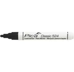 Pica PI52446 524/46 Lakmarker 2-4mm ronde tip zwart,10st