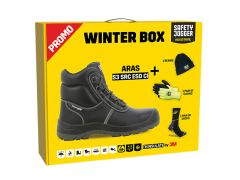 Safety Jogger PROMOARAS Winterbox ARAS Hoge veiligheidsschoen, muts, handschoenen en sokken