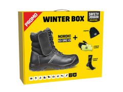 Safety Jogger PROMONORDI Winterbox Nordi veiligheidsschoen, muts, handschoenen en sokken