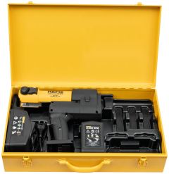 Rems 576016 R220 Akku-Press E 22V ACC Basic-Pack Accuradiaalpersmachine in stalen koffer