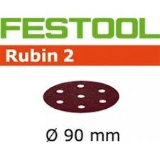 Festool Accessoires 499078 Rubin 2 Schuurschijven STF D90/6 P60 RU2/50