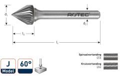 Rotec 438.0305 HM-Stiftfrees 3 mm model J