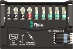 Wera 05073630001 Bit-Check 10 Stainless 1 SB, 10-delig